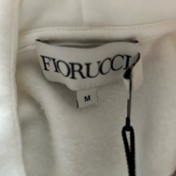 Fiorucci cropped white hoodie with angel's graphic NWT - Picture 2 of 4